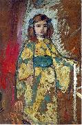 Henri Lebasque Prints, Nono in a Japanese Robe